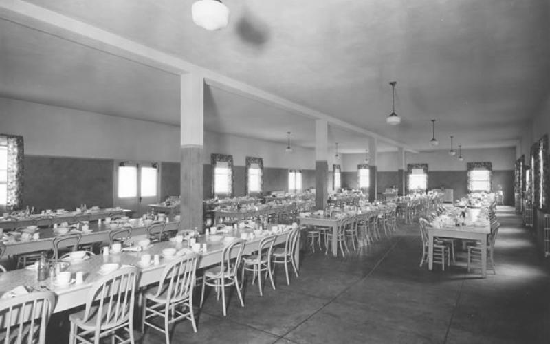 Pioneers' Home Dining Room, 1931